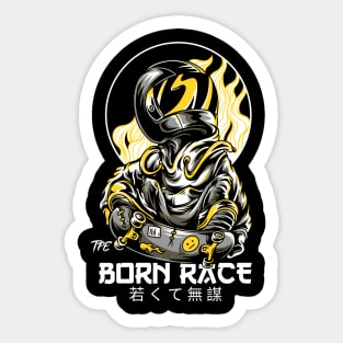 Born race Sticker